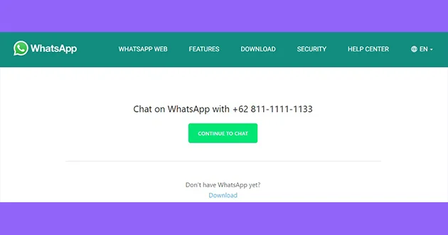Cara Paling Mudah Chat Whatsapp Tanpa Save Nomor Di Android