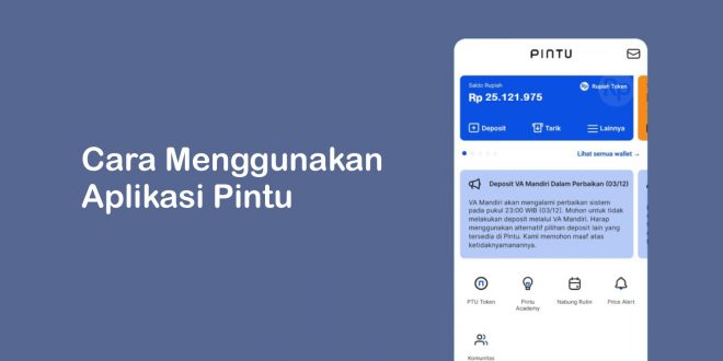 cara menggunakan aplikasi pintu
