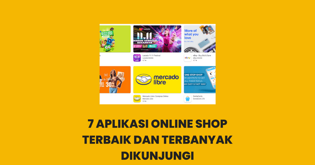 Aplikasi Online shop Terbaik