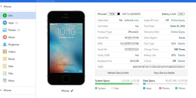 3uTools pada iPhone Arti dan Maksud Warna Hijau, Merah, dan Skor Testing