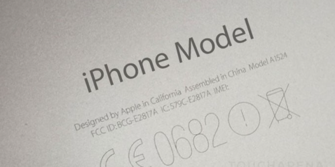 Kode Nomor Model iPhone